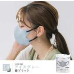 [アイスグレー] 冷感 3D立体マスク　3層バイカラー不織布マスク　MASCLUB　20枚入り