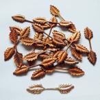  Miriam Haskell латунь детали twin leaf 26mmx5.75mm 20шт.