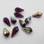 Art.6000 редкость . сделка Vintage Swarovski аметист AB 13x6.5mm 10 шт 