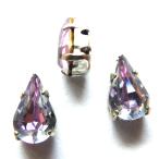  Vintage Swarovski VitrailLight vi trail светло-серебристый 4. дыра подставка имеется 10mmx6mm 3 шт 