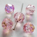 Art.39(Art5300) Vintage Swarovski light rose AB 8mm 5 шт 