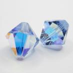  Vintage Swarovski Art.5301 LightSapphireAB 14mm 2 шт 