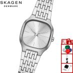 スカーゲン SKAGEN 腕時計 レディース MELLEM LILLE 三針 シルバートーン ステンレススチールウォッチ SKW3159