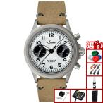 Sinn ジン 356.FLIEGER.KLASSIK.W 自動巻き 腕時計 メンズ クロノグラフ ボアレザー（グレー）