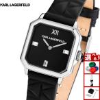 （ノベルティー付き）カール ラガーフェルド 腕時計 レディース スクエア クラシ