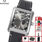ミナセ MINASE 腕時計 メンズ レディース 自動巻き FIVE WINDOWS Mid size レザーモデル VM07-L14SD