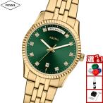 （ノベルティー付き）フォッシル FOSSIL 腕時計 レディース SCARLETTE 三針デイデイト ゴールドトーン ES5460