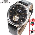 シチズンコレクション メカニカル 自動巻き 腕時計 メンズ NH9131-14E CITIZEN COLLECTION オープンハート