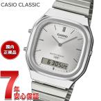 ショッピング腕時計 カシオ クラシック CASIO CLASSIC 限定モデル アナデジ 腕時計 AQ-240E-7AJF シルバー