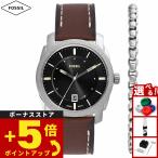 フォッシル FOSSIL 腕時計 メンズ MACHINE 三針デイト レザー ウォッチ＆ブレスレットセット FS6081SET