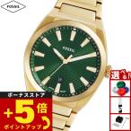 フォッシル FOSSIL 腕時計 メンズ EVERETT 三針デイト ゴールドトーン ステンレススチールウォッチ FS6090