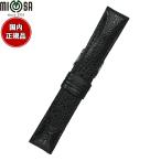 ショッピングミモザ ミモザ MIMOSA 腕時計 替えバンド ベルト メンズ シャーク サメ 24mm ブラック/シルバー 時計 革 サメ革