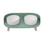 [. покупка ]Petifampeti ферма керамика производства подставка имеется двойной миска 