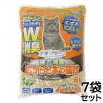 倍々+5倍！最大ポイント26倍！本日限定！ペットプロ 猫砂 デオフリー 強力消臭 おからと木の猫砂 6L×7袋（1ケース）
