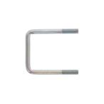 コノ字ボルト（□７５×７５　 M10　鉄　三価ホワイト　【10本入】