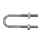 足長Ｕボルトナット付＋５０・ウィット　 3/8X50A　ステンレス　生地　【1本入】