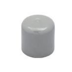 丸パイプ用キャップ 42.7 樹脂 グレー【1本】