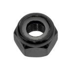 鉄 ナイロンナット(1種) M10(17x12) 三価黒 【10個入】