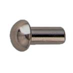 鉄 丸リベット 6x15 生地 【100個入】