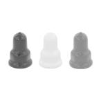シングルナットワッシャ付キャップ【1個】ナットカバーザツキ(ネジ M16(ROHS2 標準(または鉄)/樹脂着色　白