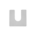角ワッシャー（Ｕ字　板厚０．５【3個】ステン Uジ(カクW 0.5T M16X50X0.5 ステンレス(303、304、XM7等)/生地(または標準)