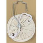 ショッピングバケツ 在庫あり即納】キャンバスマルチバケツ　CS-300 鉄板入 大型フック付　300φ・ TKS ・ 電工 布 バケツ 電工バケツ 鉄板入 300