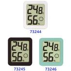 ショッピングインフルエンザ 在庫あり】 デジタル温湿度計 環境チェッカー ミニ　ホワイト 73244　ブラック 73245　ミント 73246　【追跡メール便】 シンワ測定