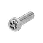 鉄/ブラックメッキ (ピン・トルクス) ナベ小ねじ M5 (太さ=5mm)×長さ=30mm　【 バラ売り ： 5本入り 】