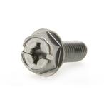 ステンレス (+-) フランジボルト (全ねじ) M6 (太さ=6mm)×長さ=20mm　【 バラ売り ： 5本入り 】