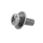 鉄 (+)ナベセムス [P=1] M2.6 (太さ=2.6mm)×長さ=5mm　【 バラ売り ： 10本入り 】