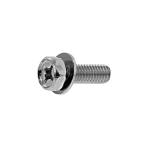 鉄/三価ブラック (+)六角アプセットセムス [P=1] M4 (太さ=4mm)×長さ=12mm　【 バラ売り ： 10本入り 】