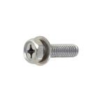 ステンレス (+)六角アプセットセムス [P=1] M6 (太さ=6mm)×長さ=15mm　【 バラ売り ： 9本入り 】