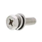 ステンレス (+)六角アプセットセムス [P=3] M4 (太さ=4mm)×長さ=10mm　【 バラ売り ： 10本入り 】