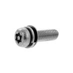ステンレス(黒染め) ピン・トルクス ナベセムス [P=4] M4 (太さ=4mm)×長さ=10mm　【 バラ売り ： 10本入り 】