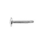 ステンレス[SUS410]/ブロンズメッキ (+)シンワッシャー ドリルねじ (全ねじ) M5 (太さ=5mm)×長さ=35mm　【 バラ売り ： 8本入り 】
