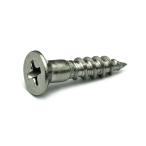 ステンレス (+)サラ木ねじ 太さ=4.8mm×長さ=25mm　【 バラ売り ： 8本入り 】