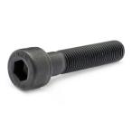 高強度の鉄[SCM435](黒染加工) キャップボルト (細目・半ねじ) M10 (太さ=10mm)×長さ=125mm <ピッチ:1.25> 【 バラ売り ： 1本入り 】