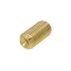 高強度の鉄[SCM435]/クロメート(黄褐色メッキ) ホーローセット (くぼみ先) M3 (太さ=3mm)×長さ=4mm　【 バラ売り ： 10本入り 】