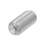 高強度の鉄[SCM435]/クローム ホーローセット (くぼみ先) M3 (太さ=3mm)×長さ=8mm　【 バラ売り ： 10本入り 】