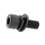 高強度の鉄[SCM435](黒染加工) キャップセムス [I=3] M6 (太さ=6mm)×長さ=15mm　【 バラ売り ： 10本入り 】