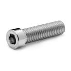高強度の鉄[SCM435]/三価ホワイト [小頭・低頭] キャップボルト (全ねじ) M3 (太さ=3mm)×長さ=8mm　【 バラ売り ： 2本入り 】