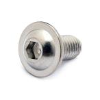 ステンレス フランジボタン (全ねじ) M6 (太さ=6mm)×長さ=10mm　【 バラ売り ： 8本入り 】