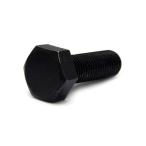 鉄/ブラックメッキ 六角ボルト (細目・全ねじ) M10 (太さ=10mm)×長さ=35mm <ピッチ:1.25> 【 バラ売り ： 3本入り 】