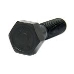 高強度の鉄[SCM435](黒染加工) 六角ボルト [強度区分：12.9] (半ねじ) M12 (太さ=12mm)×長さ=100mm　【 バラ売り ： 2本入り 】