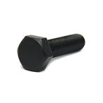 ステンレス(黒染め) 六角ボルト (全ねじ) M5 (太さ=5mm)×長さ=12mm　【 バラ売り ： 10本入り 】