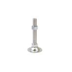 鉄/シルバーメッキ アジャストボルト M8 (太さ=8mm)×長さ=75mm　【 バラ売り ： 1本入り 】