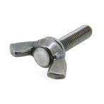 ステンレス 冷間蝶ボルト [2種] M6 (太さ=6mm)×長さ=25mm　【 バラ売り ： 2本入り 】