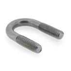 ステンレス Uボルト [鋼管用] M8 (太さ=8mm)×配管口径=15A (1/2)　【 バラ売り ： 3本入り 】