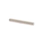 鉄/シルバーメッキ 寸切ボルト M12 (太さ=12mm)×長さ=55mm　【 バラ売り ： 2本入り 】