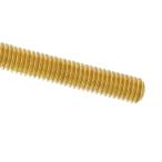 真鍮(低カドミ) メーター寸切ボルト M3 (太さ=3mm)×長さ=1000mm　【 バラ売り ： 1本入り 】